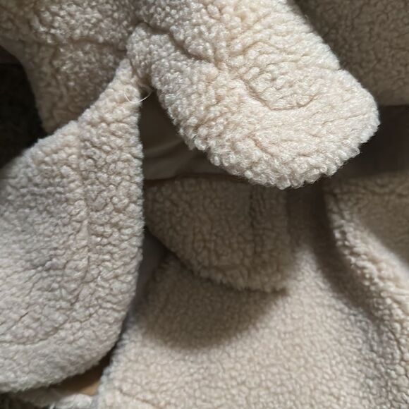 Koolaburra | By UGG Relaxed Sherpa Button Jacket Shacket Birch | M - Picture 5 of 7